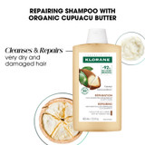 Klorane Repairing Shampoo with Organic Cupuacu 400ml - Damaged Hair Klorane Repairing Shampoo with Organic Cupuacu 400ml - Damaged Hair