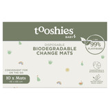 tooshies Eco Baby Disposable Biodegradable Change Mats 10pk tooshies Eco Baby Disposable Biodegradable Change Mats 10pk