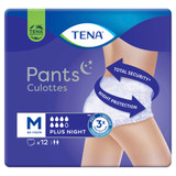 TENA Pants Plus Night Medium (M) 12 Pack