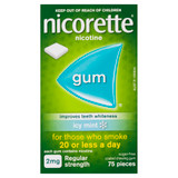 Nicorette Quit Smoking Regular Strength Nicotine Gum Icy Mint 75 Pack Nicorette Quit Smoking Regular Strength Nicotine Gum Icy Mint 75 Pack