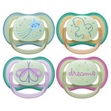 Philips Avent Ultra Air Soother Nighttime Glow, 0-6 months, 2-pack, SCF376/17