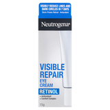 Neutrogena Visible Repair Retinol Eye Cream 15g – Anti-Ageing Eye  cream for Dark Circles, Fine Lines & Wrinkles