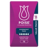 Poise Pads For Bladder Leaks Overnight 16 Pack Poise Pads For Bladder Leaks Overnight 16 Pack