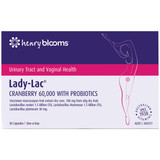 Henry Blooms Lady-Lac Cranberry 60,000 with Probiotics Capsules 30 Henry Blooms Lady-Lac Cranberry 60,000 with Probiotics Capsules 30
