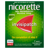 Nicorette Quit Smoking Nicotine 16 Hour Invisipatch Step 3 7 Pack