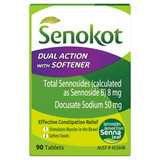 Senokot Dual Action with Softener for Effective Constipation Relief 90 Pack  