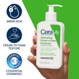 CeraVe Hydrating Cream-to-Foam Cleanser 236ml, with Ceramides CeraVe Hydrating Cream-to-Foam Cleanser 236ml, with Ceramides
