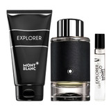 Explorer EDP 3 Piece Gift Set By Mont Blanc (Men's)