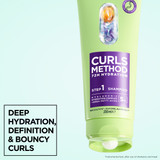 Garnier Fructis Curls Method Shampoo, Intensely hydrates and gently cleanses all curl types