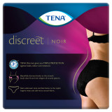TENA Discreet Women's Lingerie Waist Underwear Black Medium (M) 12 Pack