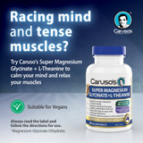 Caruso's Super Magnesium Glycinate + L-Theanine 60 Tablets