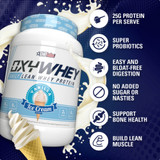 EHPlabs OxyWhey Daily Whey Lean Protein Vanilla Ice Cream 825g