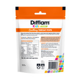 Difflam Kids Soothing Throat Pops Orange 10 Lollipops