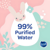 Curash Simply Water Limited Edition Bunny Baby Wipes 3 x 80 Pack