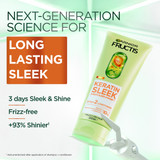 Garnier Fructis Keratin Sleek Conditioner for frizzy, dry hair, 3 days of Sleek & Shine Hair 200ml
