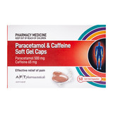Paracetamol & Caffeine Soft Gel Caps 50 capsules