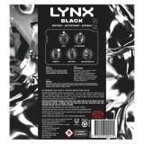 LYNX GIFTSET TRIO BLACK R25 730 ML