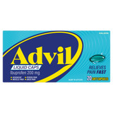 Advil Liquid Capsules, 200mg Ibuprofen 20 Pack Advil Liquid Capsules, 200mg Ibuprofen 20 Pack