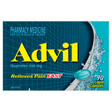 Advil Liquid Capsules for Fast & Effective Pain Relief with Liquid Speed 90 Pack
