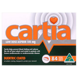 Cartia 100mg 84 Tablets Cartia 100mg 84 Tablets