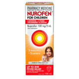 Nurofen For Children 3months - 5years Pain and Fever Relief 100mg/5mL Ibuprofen Strawberry 100mL Nurofen For Children 3months - 5years Pain and Fever Relief 100mg/5mL Ibuprofen Strawberry 100mL