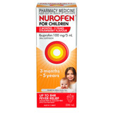 Nurofen For Children 3months - 5years Pain and Fever Relief 100mg/5mL Ibuprofen Strawberry 200mL Nurofen For Children 3months - 5years Pain and Fever Relief 100mg/5mL Ibuprofen Strawberry 200mL