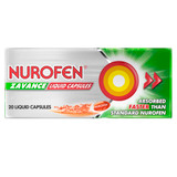 Nurofen Zavance Fast Pain Relief Liquid Capsules 200mg Ibuprofen 20 pack