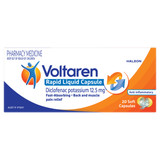 Voltaren Rapid Liquid Capsules 12.5 mg 20 Pack