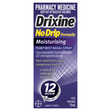 Drixine 12 Hour Relief No Drip Formula Moisturising Pump Mist Nasal Spray 15mL