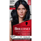 Schwarzkopf Brilliance Black Hair Dye 91 Blue Black Permanent Each