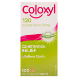 Coloxyl Stool Softener 120mg 100 tablets Coloxyl Stool Softener 120mg 100 tablets