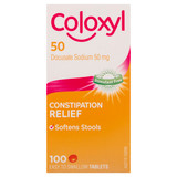 Coloxyl Stool Softener 50mg 100 tablets Coloxyl Stool Softener 50mg 100 tablets