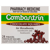 Combantrin Threadworm Chocolate Squares 24 Pack