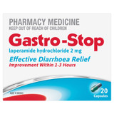 Gastro-Stop Capsules 2mg Loperamide x 20 Gastro-Stop Capsules 2mg Loperamide x 20