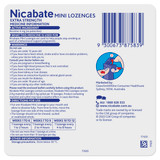 Nicabate Mini Lozenge Stop Smoking Nicotine 4mg Extra Strength Mint 20 Pack
