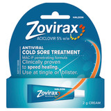 Zovirax Cold Sore Treatment Cream Tube 2g Zovirax Cold Sore Treatment Cream Tube 2g