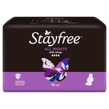 Stayfree All Nights Pads With Wings 10 Pack Stayfree All Nights Pads With Wings 10 Pack