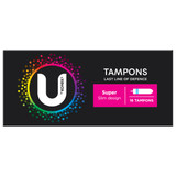 U by Kotex Tampons Super 16 Pack