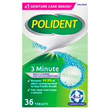 Polident 3 Minute Daily Cleanser for Dentures 36 Tablets Polident 3 Minute Daily Cleanser for Dentures 36 Tablets
