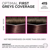 L'Oréal Paris Casting Crème Gloss Semi-Permanent Hair Colour - 415 Iced Brown (Ammonia Free)
