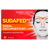 Sudafed PE Nasal Decongestant Tablets 48 Pack