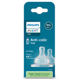 Philips Avent Anti-Colic Teats, 1 month+, 2-pack Philips Avent Anti-Colic Teats, 1 month+, 2-pack