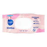 Curash Sensitive Fragrance Free Baby Wipes 80 Pack