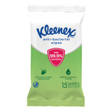 Kleenex Anti-Bacterial To-Go Wipes 15 Pack Kleenex Anti-Bacterial To-Go Wipes 15 Pack