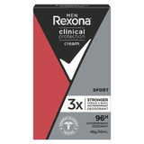 Rexona Men Clinical Protection Deodorant antiperspirant cream Sport for 3x stronger protection* 45 mL