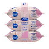 Curash Sensitive Fragrance Free Baby Wipes 3 x 80 Pack