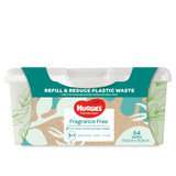 Huggies Refillable Baby Wipes Tub 64 Pack Huggies Refillable Baby Wipes Tub 64 Pack