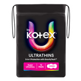 U by Kotex Ultrathin Pads Super with Wings 12 Pack