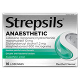 Strepsils Anaesthetic Lozenges Menthol 16 Pack Strepsils Anaesthetic Lozenges Menthol 16 Pack