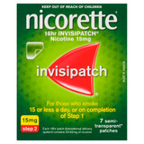 Nicorette®  Quit Smoking Aid Nicotine 16hr InvisiPatch® Step 2 15mg Nicotine Patch – Quit Smoking Aid 7 Patches